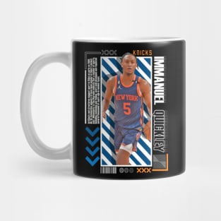 Immanuel Quickley Paper Poster Version 10 Mug